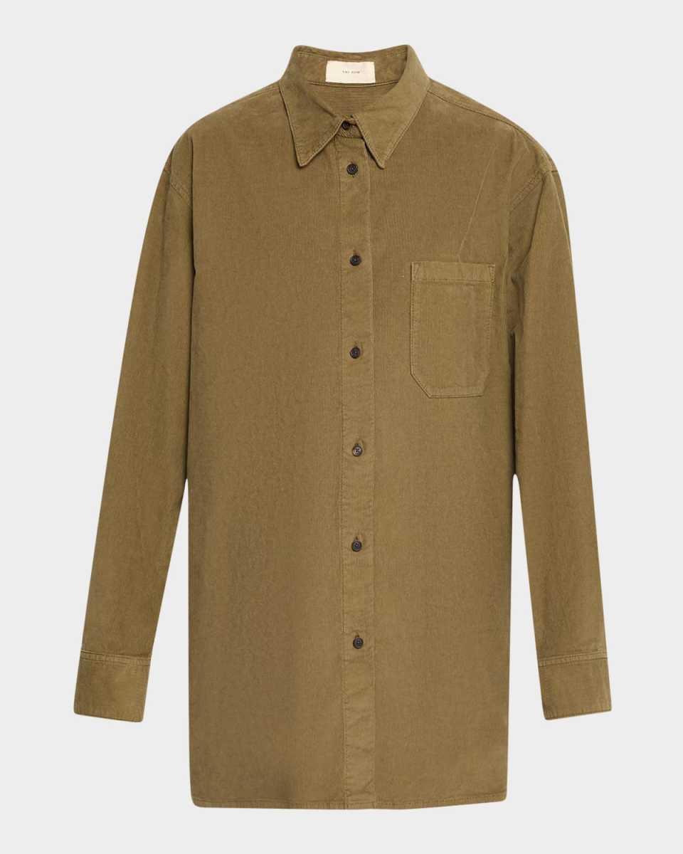 Idro Corduroy Collared Shirt